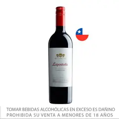 LAPOSTOLLE - Vino Carmenere Gand Select Botella 750 mL