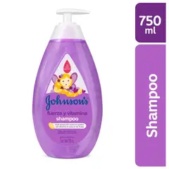JOHNSONS - Shampoo Baby Fuerza Vitamina Botella 750 mL