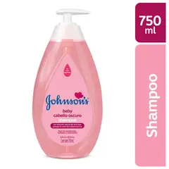 JOHNSONS - Shampoo Baby Cabello Oscuro Botella 750 mL