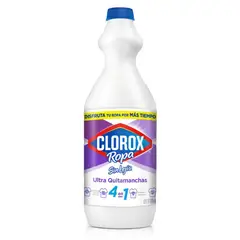 CLOROX - Quitamanchas Líquido Ropa Blanca Botella 930 mL