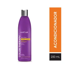 KATIVA - Acondicionador Color Therapy Blue Violeta Botella 250 mL