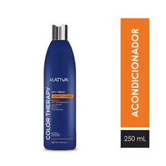 KATIVA - Acondicionador Color Therapy Antibrass Botella 250 mL