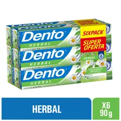 Dento - Crema Dental Herbal Caja 6 Und