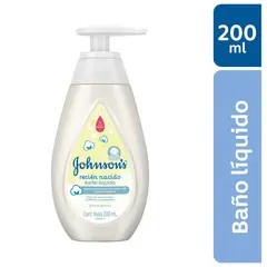 JOHNSONS - Jabón Líquido Baño Baby Recién Nacido Envase 200 mL