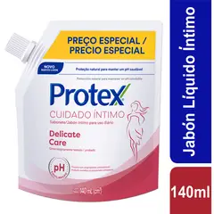 PROTEX - Jabón Líquido Cuidado Íntimo Delicate Care Envase 140 mL
