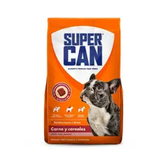 SUPERCAN - Alimento Seco Perros Adultos Pequeños Carne Bolsa 3 Kg