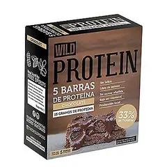WILD FOODS - Barra de Proteína Wild Protein Chocolate Caja 5 Und