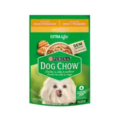 DOG CHOW - Alimento húmedo para perros Adultos Minis y Pequeños con Pollo 100 gr