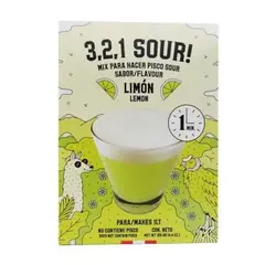 3 2 1 SOUR - Mix Para Pisco Sour Limón Sobre 125 g