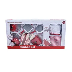 KIDS N PLAY - Set de Ollas Cheff con Utensilios