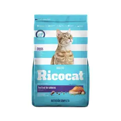 RICOCAT - Comida para gatos Festival de Sabores de 1 kg