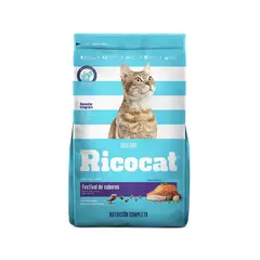 RICOCAT - Alimento Seco Gatos Adultos Festival de Sabores Bolsa 3 Kg