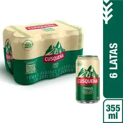 CUSQUEÑA - Cerveza Trigo Sixpack Lata 355 mL