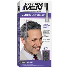 JFM - Tinte Just For Men Control Gradual Tono T55 Negro