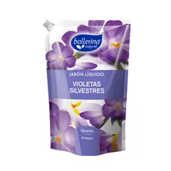 BALLERINA - Jabon Líquido Violetas Silvestres Doypack 900 mL