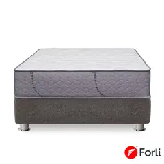 FORLI - Cama Americana Capella 1.5 Plazas + Almohada + Protector