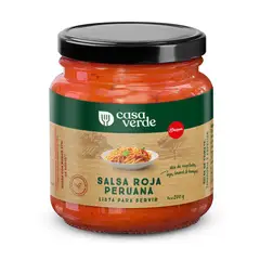 CASA VERDE - Salsa Roja Peruana Pote 190 g