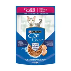 CAT CHOW - Alimento húmedo para Gatos Gatitos Pollo 85 gr