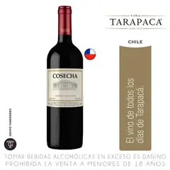 TARAPACA - Vino Tinto Cabernet Sauvignon Cosecha Botella 750 mL