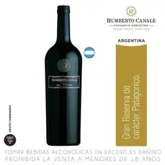 HUMBERTO CANALE - Vino Gran Reserva Malbec Botella 750 mL