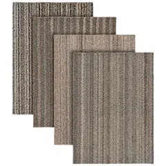 CASA JOVEN - Alfombra Shaggy 152x213 cm Rayada