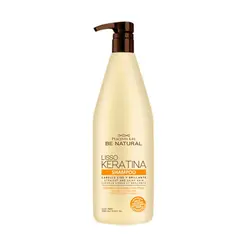 BE NATURAL - Shampoo Lisso Keratina Envase 1 L