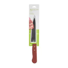 FACUSA - Cuchillo Doméstico Acero Inoxidable con Mango de Madera 8"