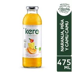 KERO - Bebida Naranja Piña Camu Camu Botella 475 mL