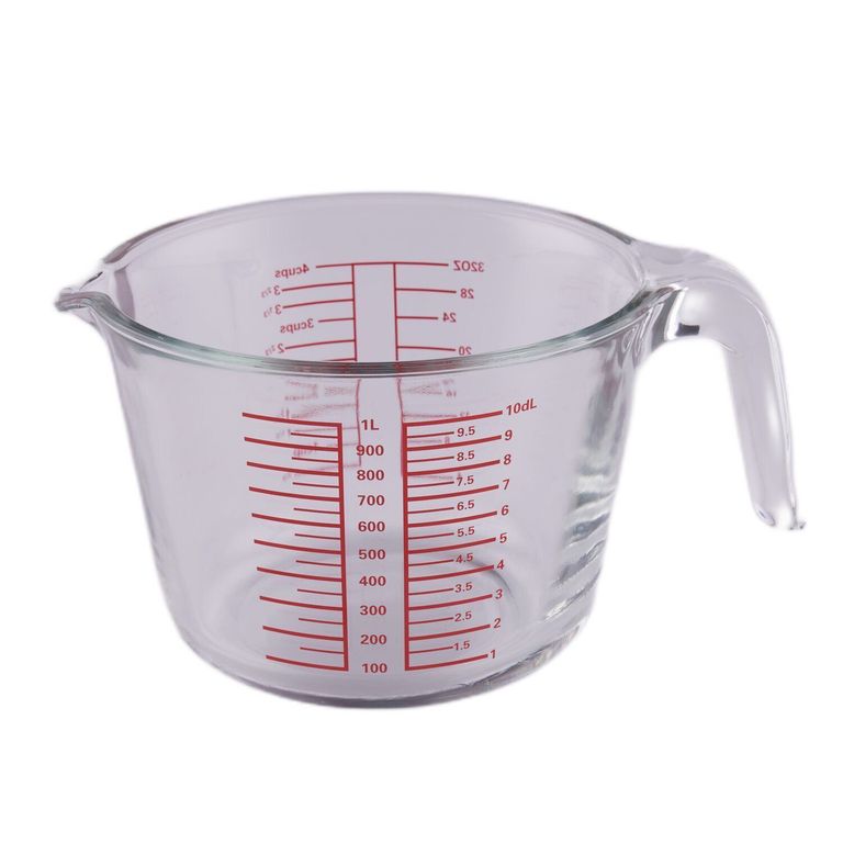 Jarra Medidora 1000mL Vidrio