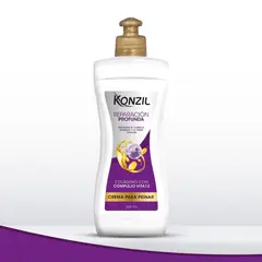 KONZIL - Crema Para Peinar Reparacion Profunda Colágeno Botella 230 mL