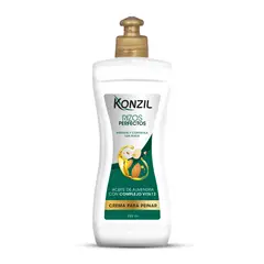 KONZIL - Crema para Peinar Aceite de Almendras Envase 230 mL