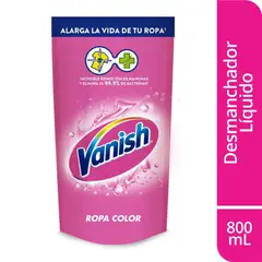 VANISH - Quitamanchas Líquido Ropa Color Doypack 800 mL