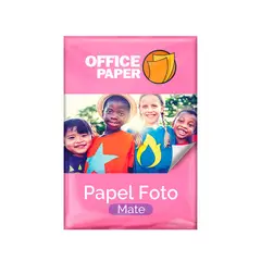 OFFICE PAPER - PAPEL FOTO MATE 180G POR 20 HOJAS A4