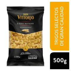 DON VITTORIO - Codo Rayado Paquete 500 g