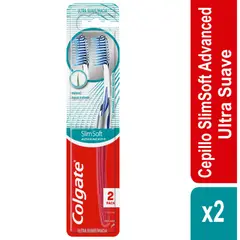 COLGATE - Cepillo Dental Slim Soft Advance Pack 2 Und