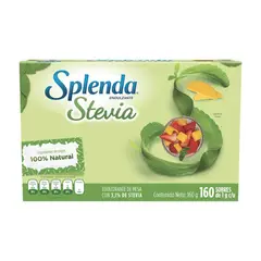 SPLENDA - Edulcorante Stevia Caja 160 Und