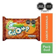 VICTORIA - Galleta Chomp Naranja Sixpack 228 g