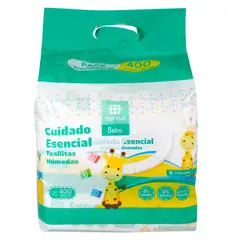 TOTTUS - Toallitas húmedas Cuidado Esencial 5 packs x 80 und