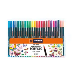 VINIFAN - Marcador Fine Tip 709 Estuche 24 Und