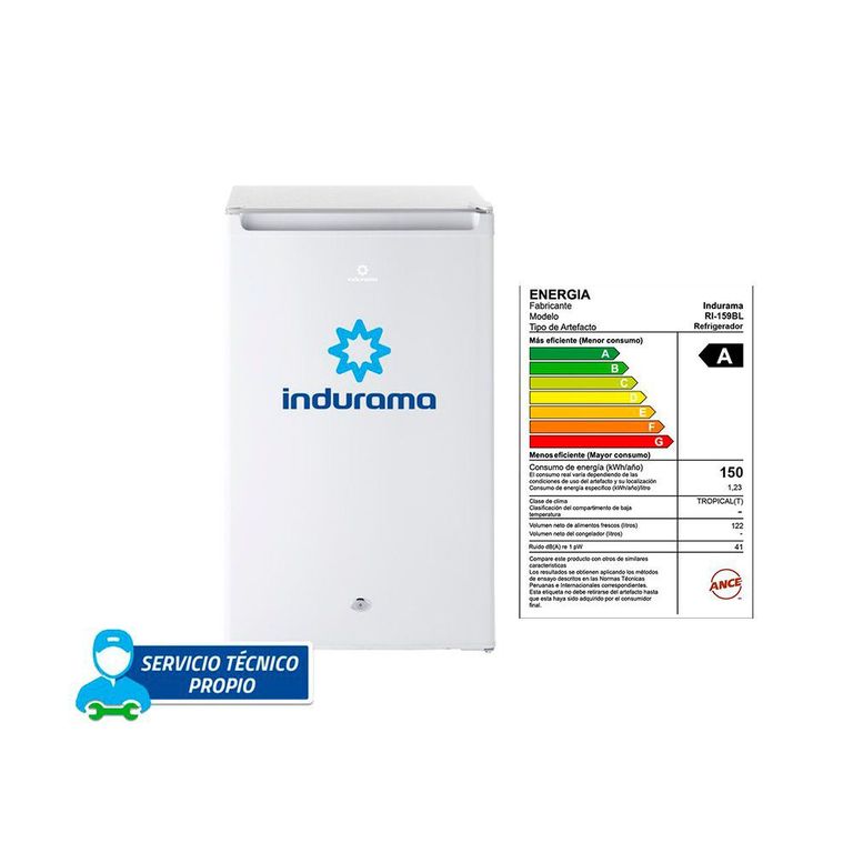 FRIGOBAR 122 LT BLANCO