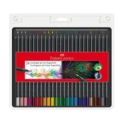 FABER CASTELL - Lápices De Color Eco Supersoft Estuche 24 Und