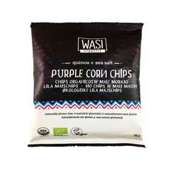 WASI ORGANICS - Chips Orgánicos Maíz Morado Bolsa 70 g