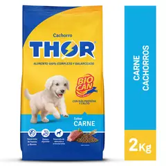 THOR - Alimento Seco Cachorros Carne Bolsa 2 Kg