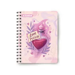 STANDFORD MC - Cuaderno Espiralado A4 Cuadriculado Mystical 160 Hojas