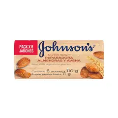 JOHNSONS - Jabón en Barra Adulto Avena Empaque 6 Und