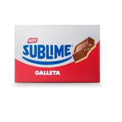 SUBLIME - Chocolate con Galleta Caja 24 Und