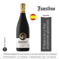 FAUSTINO - Vino V Reserva Botella 750 mL