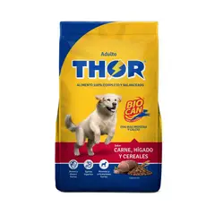 THOR - Alimento Seco Perros Adultos Carne Cereales Bolsa 10 Kg