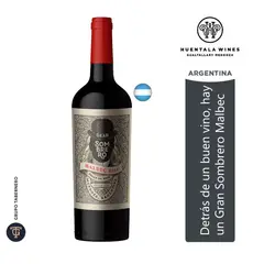HUENTALA WINES - Vino Gran Sombrero Malbec Botella 750 mL