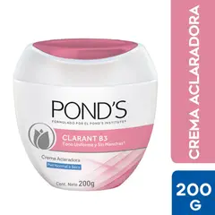 PONDS - Crema Facial Clarant B3 Piel Seca Envase 200 g